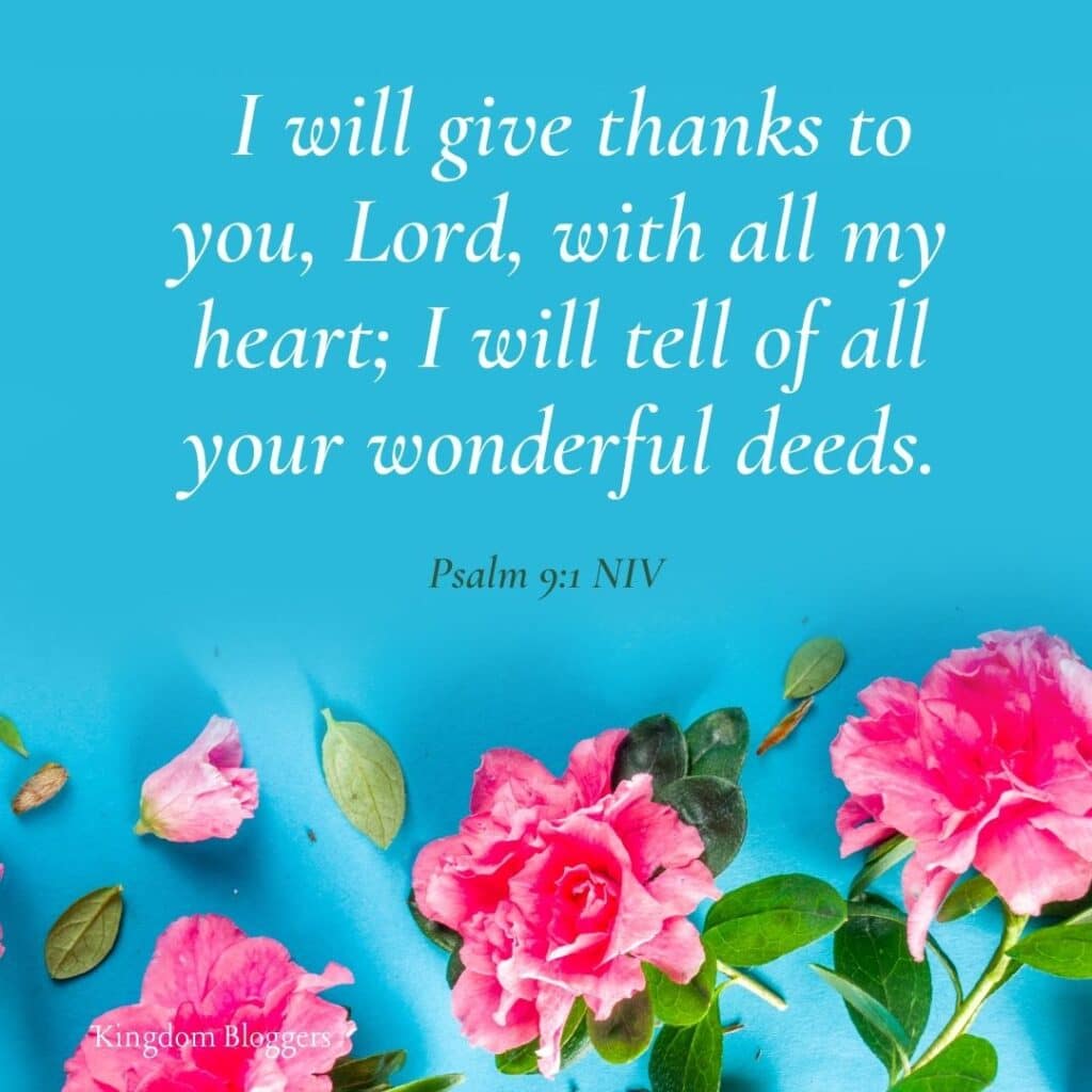 give thanks with a grateful heart scripture