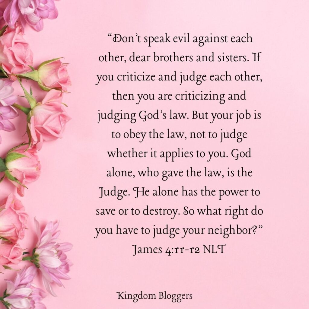 religious quotes about judging people