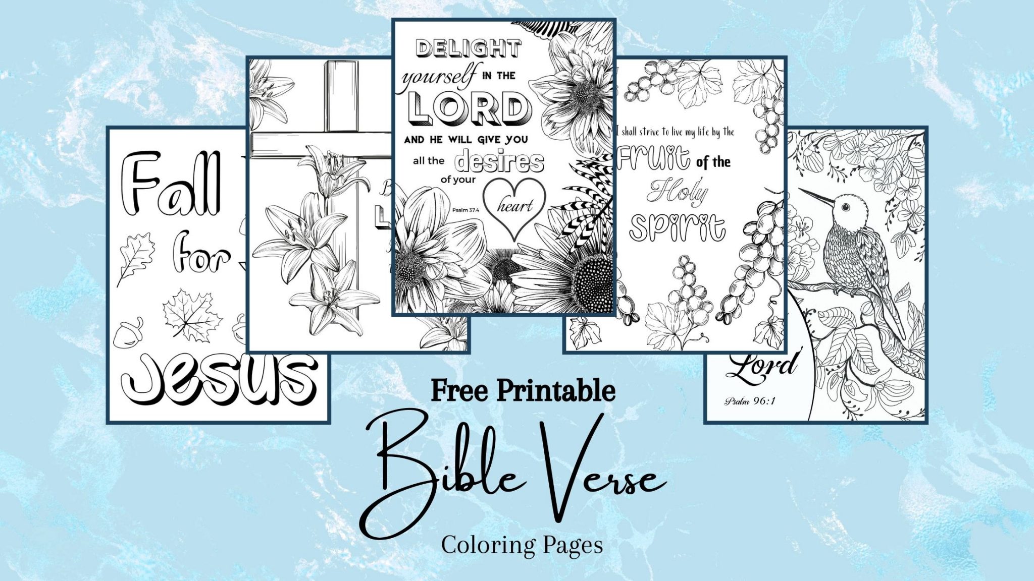 Bible Verse Coloring Pages