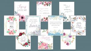 Free Printable Bible Verses to Decorate Your Home - Kingdom Bloggers