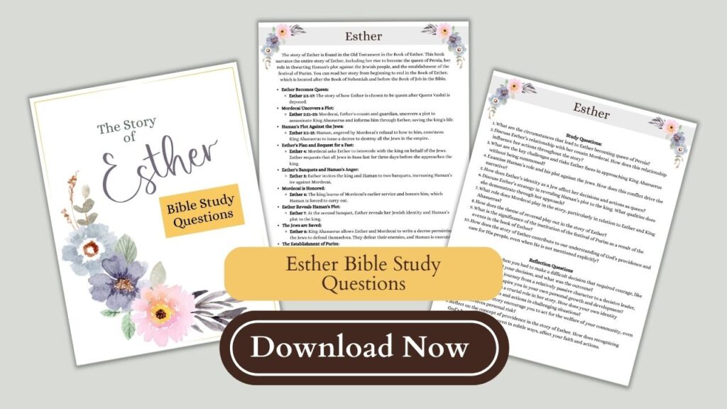 Esther Bible Study mockup