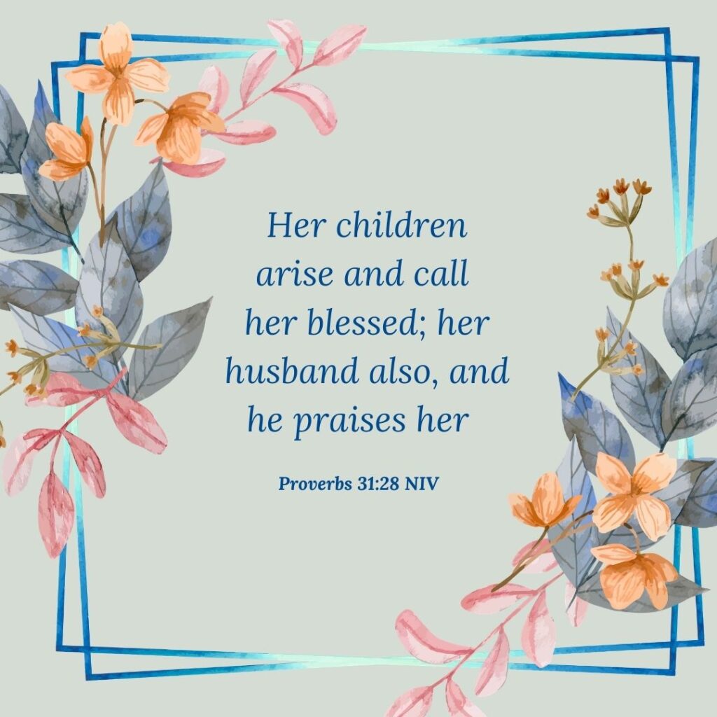 Proverbs 3128 verse on a light green background with a floral border