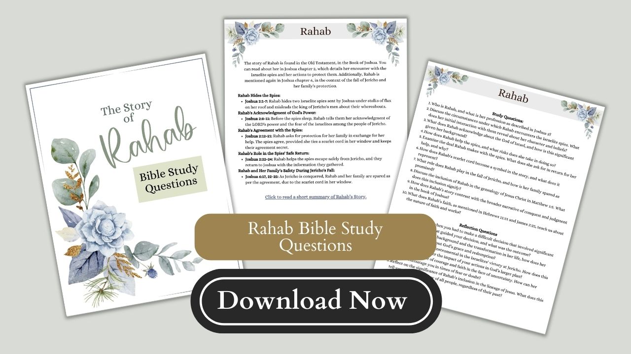 Rahab Lesson The Story of Rahab in the Bible