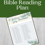 December Bible Reading Plan mockup
