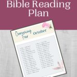 October Bible Reading Plan mockup