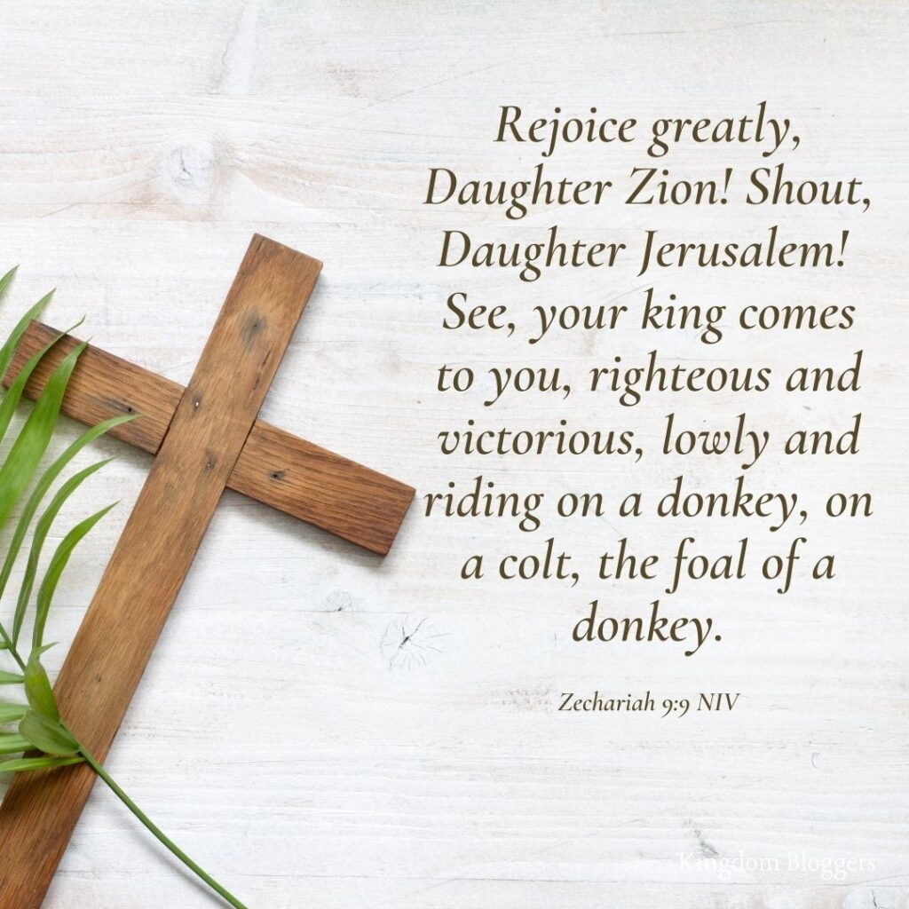 Palm Sunday Scripture Zechariah 9 9