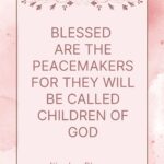Blessed Are the Peacemakers Pinterest Image