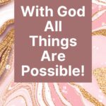 With God All Things Are Possible Pinterest Image