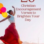 20 Christian Encouragement Verses Pinterest Image