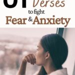 Bible Verses for Fear and Anxiety Pinterest image
