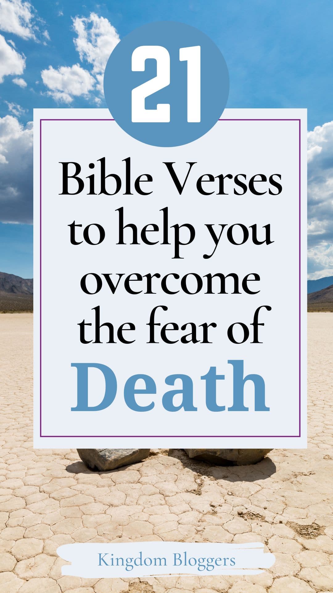 21 Bible Verses to Help You the Fear of Death