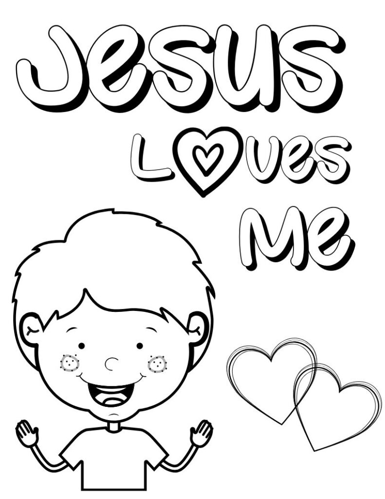 christian coloring pages for kids free