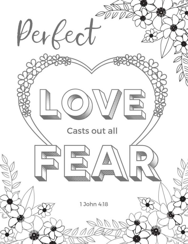 Bible verse coloring page