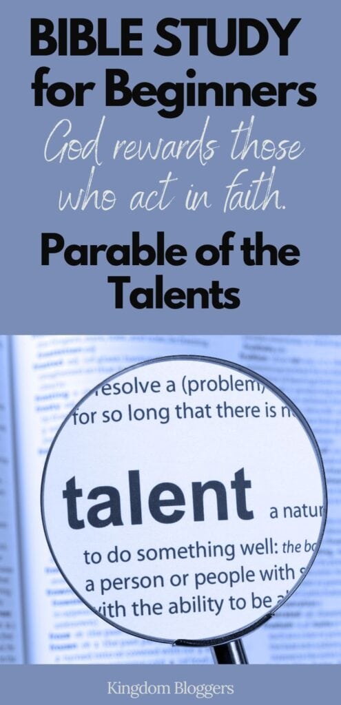 Parable of the Talents Bible Study for Beginners